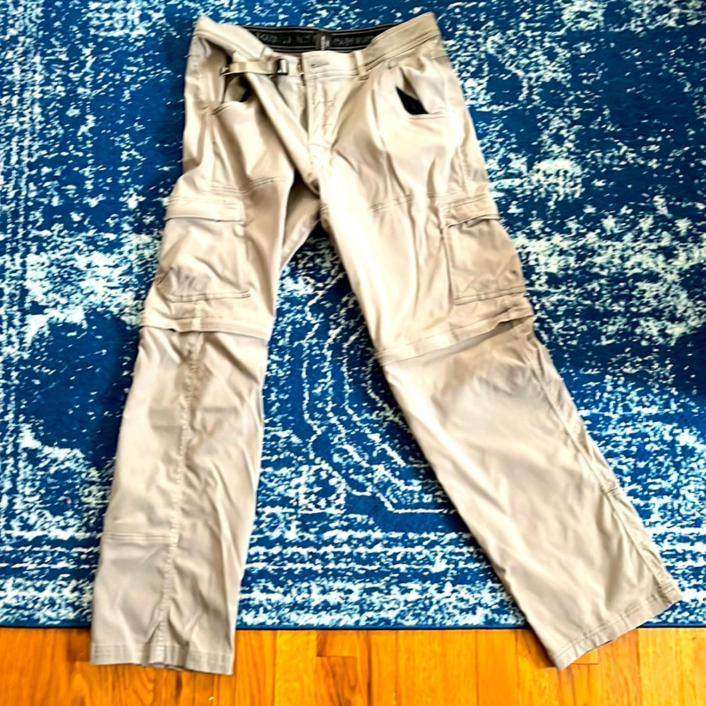 Prana Breathe Khaki Pants 35x32